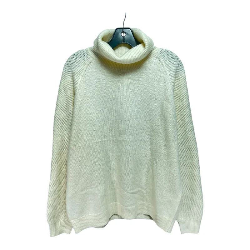 Inventory Reduction Sweater By Loft In Cream, Size: Xl