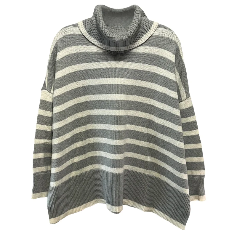 Sweater By Loft In Striped Pattern, Size: M