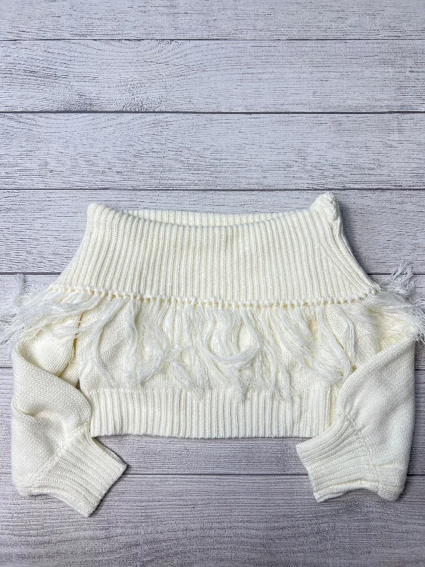 Special Buy Sweater By Pink Lily In White, Size: Xl