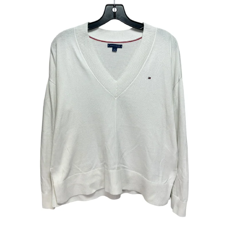 Midnight Madness Sweater By Tommy Hilfiger In White, Size: S
