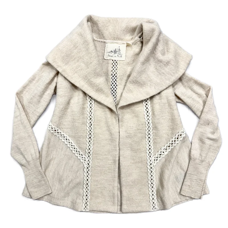 Limited Time Sweater Cardigan By Anthropologie In Beige, Size: S