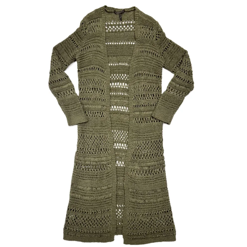 Price Fest Sweater Cardigan By Bcbgmaxazria In Green, Size: L