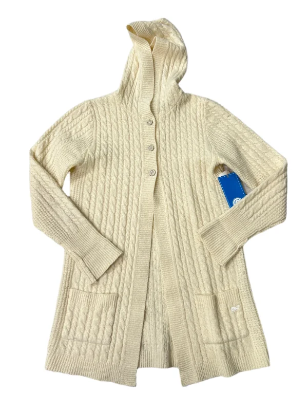 Super Savings Sweater Cardigan By Vineyard Vines In Cream, Size: M