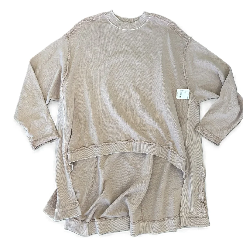 Super Savings Sweatshirt Crewneck By Free People In Mauve, Size: M