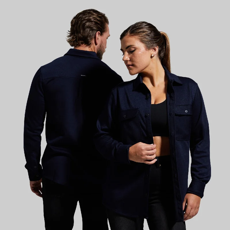 Super Bargain Woodsman Stretchy Flannel (Navy)