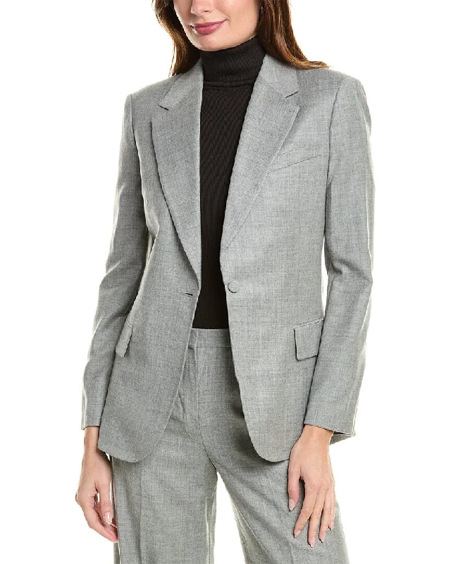 Limited Availability Theory Fitted Wool Blazer