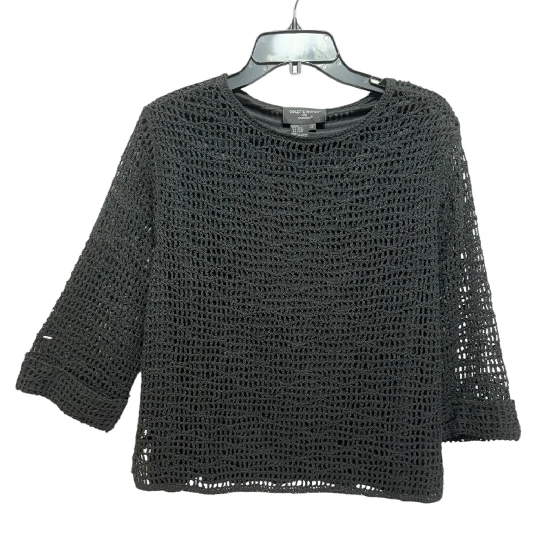 Hurry In Top 3/4 Sleeve By Colette Mordo In Black, Size:Xl