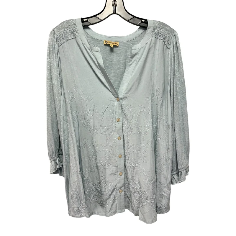 Price Fest Top 3/4 Sleeve By Democracy In Blue, Size: 1x