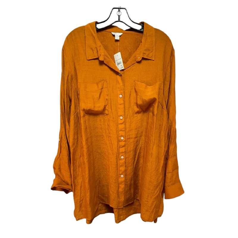 Super Deal Top Long Sleeve By Cato In Gold, Size: 24