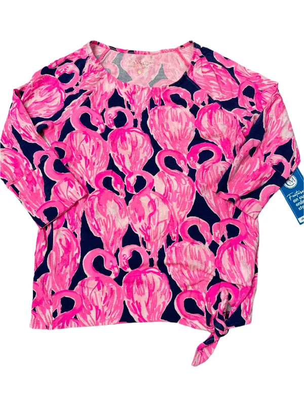 Reduced Prices Top Long Sleeve By Lilly Pulitzer In Pink, Size: Xs