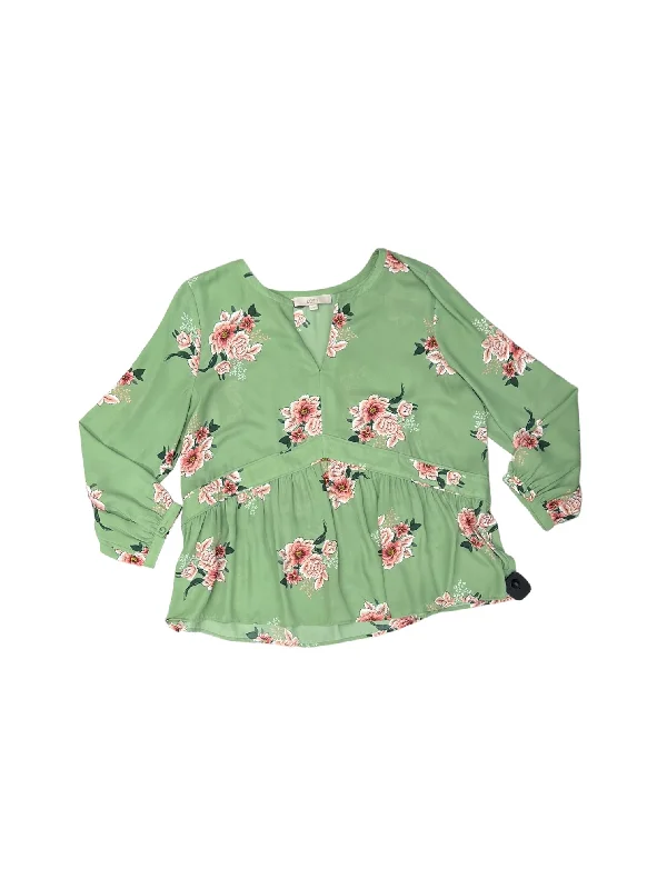 Savings Alert Top Long Sleeve By Loft  Size: Xl
