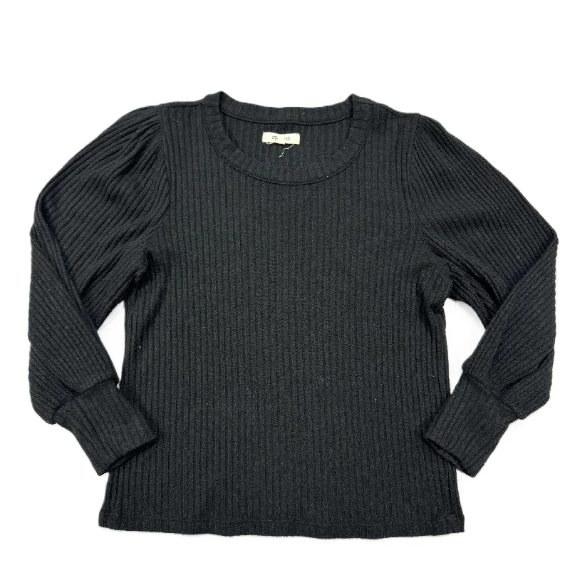 Get It Before It’s Gone Top Long Sleeve By Madewell In Black, Size: M