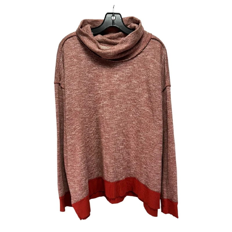 Stock Clearance Top Long Sleeve By Peace Love World In Orange, Size: 2x