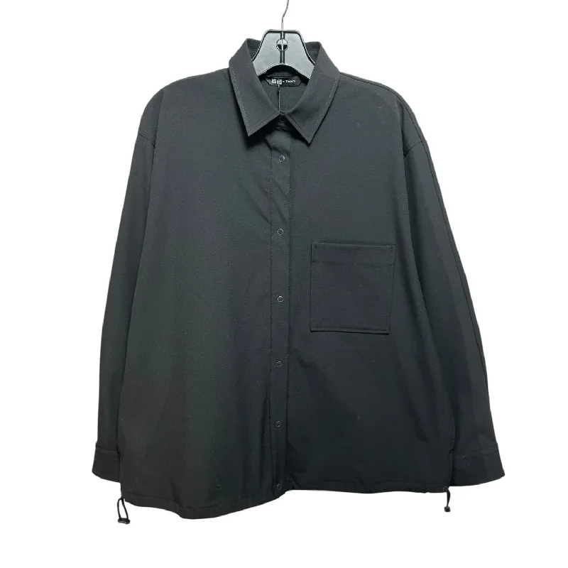 Extra Discounts Top Long Sleeve By Uniqlo x Theory In Black, Size: M