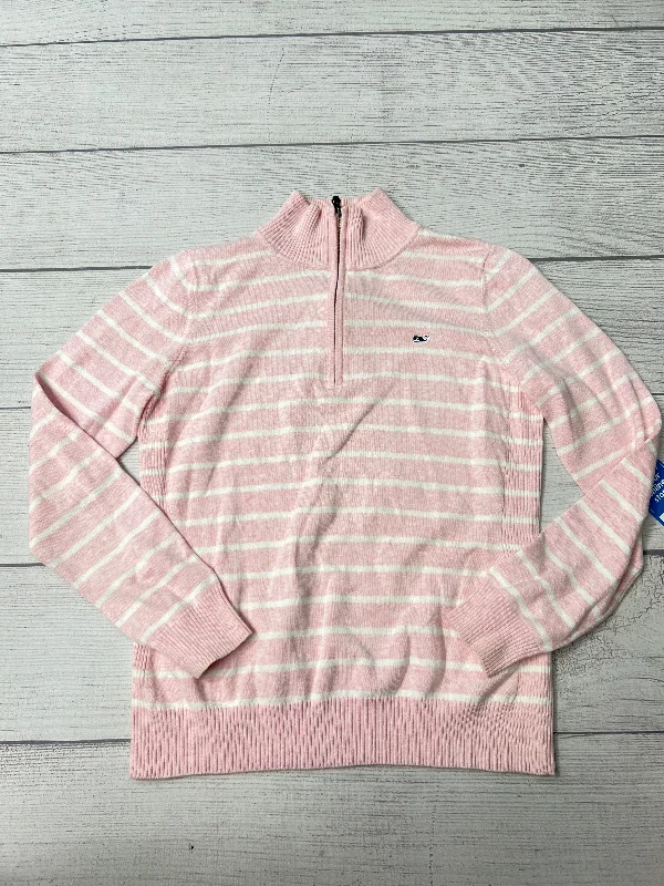 Top Long Sleeve By Vineyard Vines In Striped, Size: M