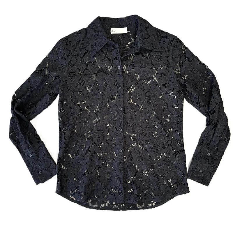 Deal Frenzy Top Long Sleeve Designer By Tory Burch In Black, Size: S