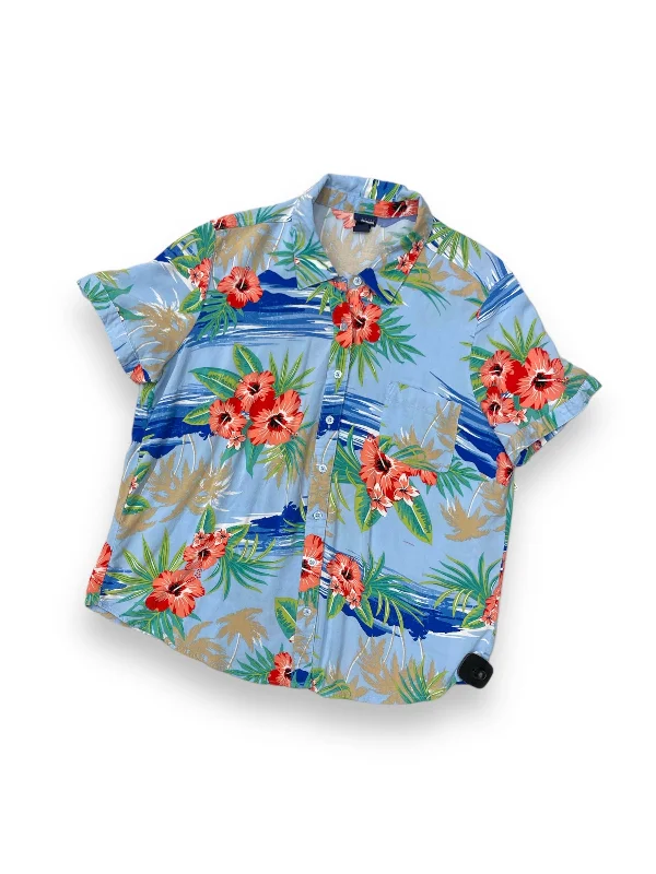 Clearance Items Top Short Sleeve By Basic Editions  Size: Xl