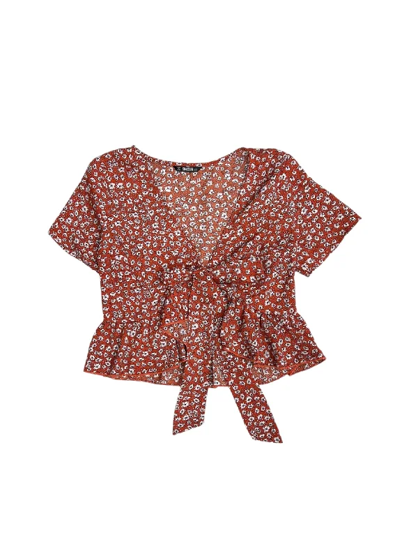 Limited Edition Top Short Sleeve By Shein  Size: S