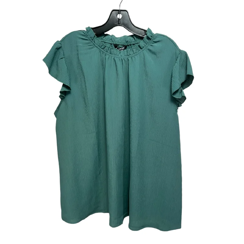Super Sale Top Sleeveless By Bloomchic In Green, Size: 18