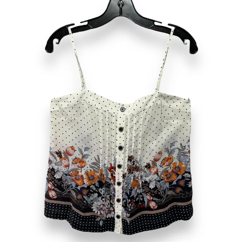 Top Sleeveless By Maeve In Floral Print, Size: 8