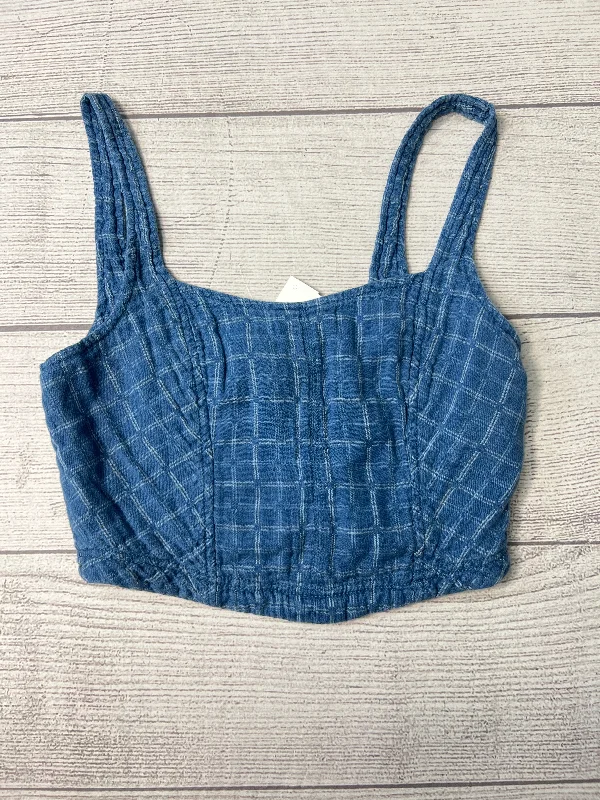 Warehouse Sale Top Sleeveless By Pilcro In Blue, Size: Xs
