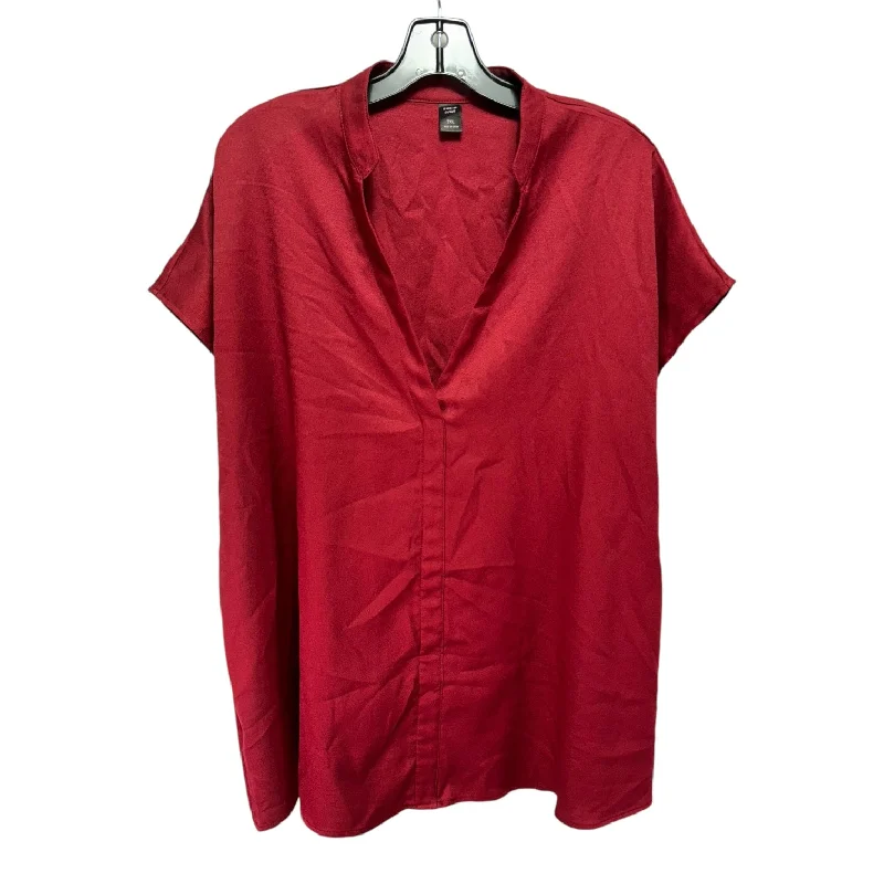Fantastic Deals Top Sleeveless By Shein In Red, Size: 2x