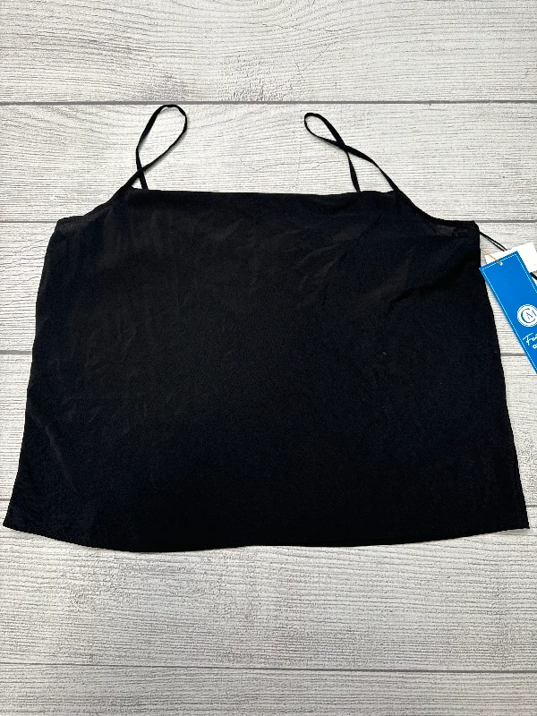 Don't Wait Top Sleeveless By Topshop In Black, Size: 12
