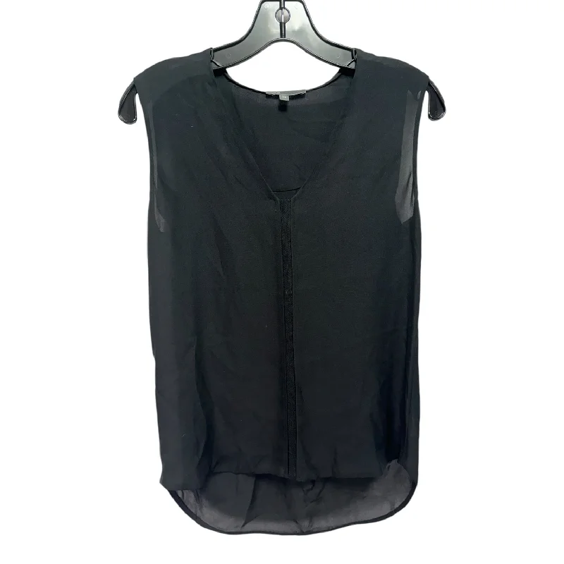 Deep Discounts Top Sleeveless By Vince In Black, Size: Xs