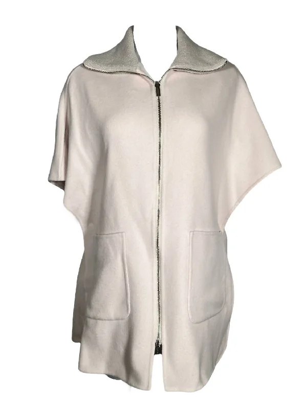 Steals and Deals Women Wool/cashmere Cape In Dawn