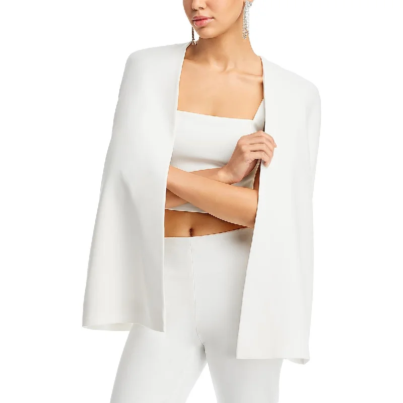 Price Drop Womens Cape Shawl Open-Front Blazer