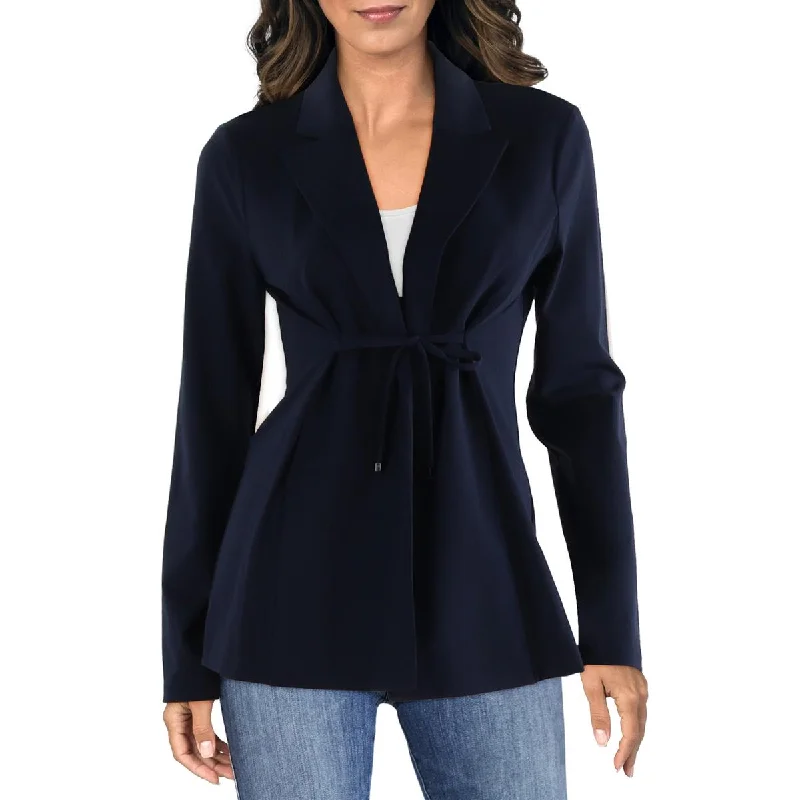 Unbeatable Prices Womens Tie Front Business Open-Front Blazer