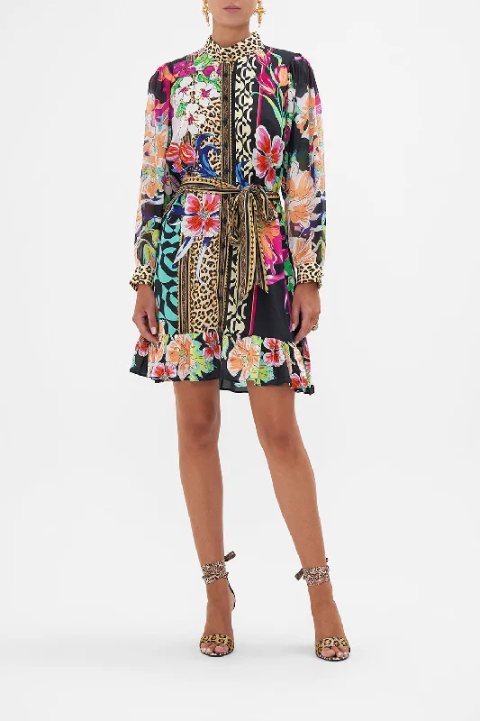Referral Discount DROP SLEEVE SHIRT DRESS PRINTED PRIMA VERA