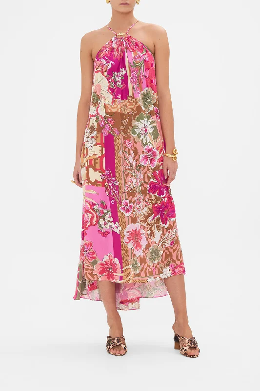 Midnight Sale GATHER NECK HALTER MAXI DRESS A GIRL NAMED FLORENCE