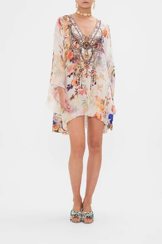 RAGLAN SLEEVE FLARED KAFTAN FRIENDS WITH FRESCOS