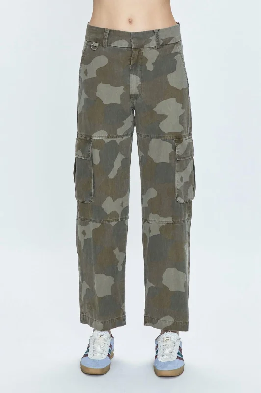 Seasonal Sale Addie Cargo Pants In Camo