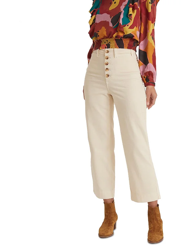 Amazing Deals Bridget Womens Corduroy High Rise Straight Leg Pants