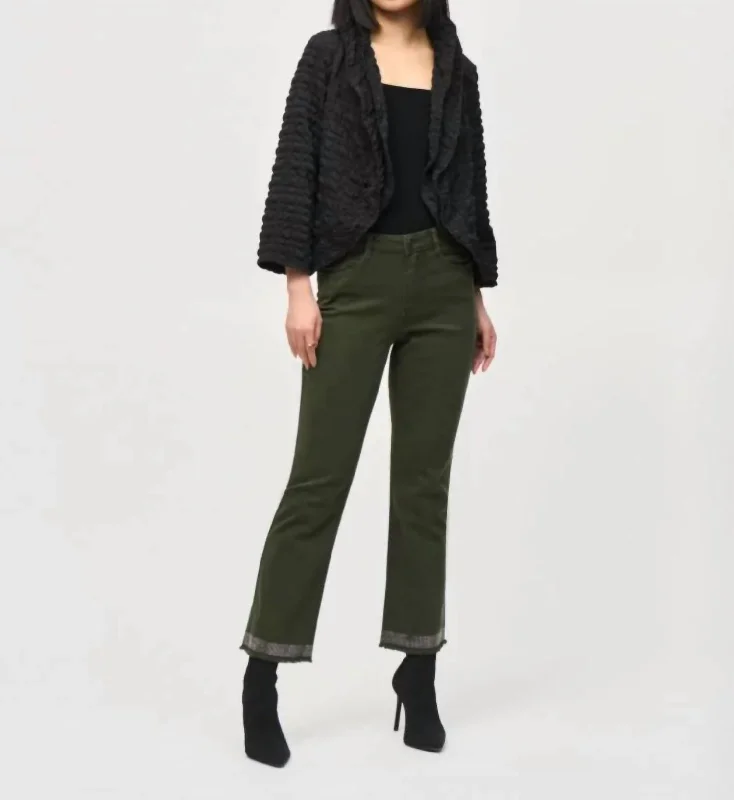 Fantastic Offers Classic Straight Leg Clored Jeans In Iguana