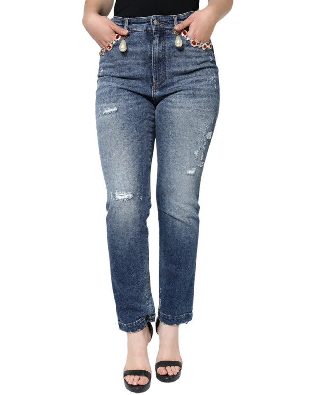 Super Sale Dolce & Gabbana   Cotton Tatte Skinny  Women's Jeans