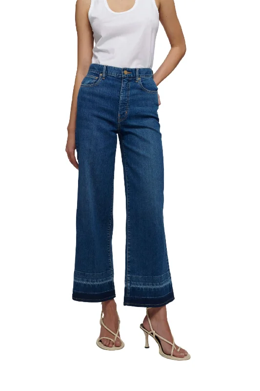 Price Reduction Isla High Rise Wide Crop Jeans In Mercer