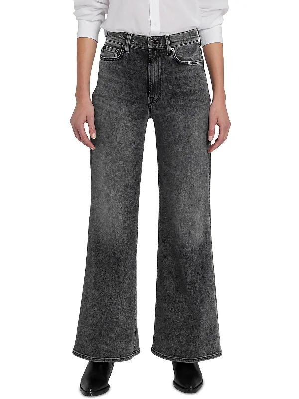 Exclusive Savings Jo Womens Ultra High Rise Dark Wash Wide Leg Jeans