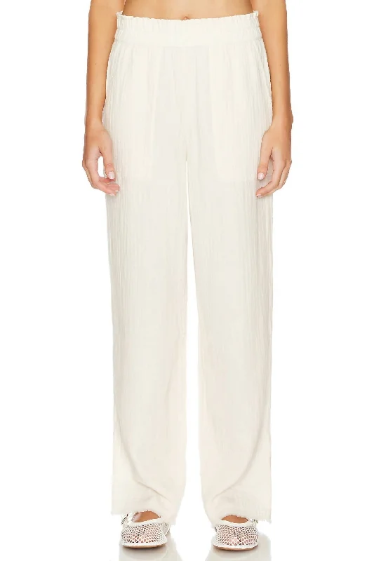 Discount Deals Leon Pant In Flax