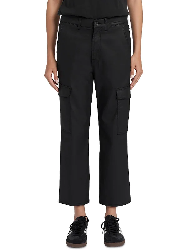 Online Specials Logan Womens Mid Rise Party Cargo Jeans