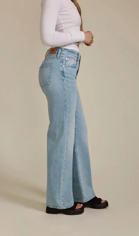 Savings Alert Marli Wide Leg Jeans In Crosby