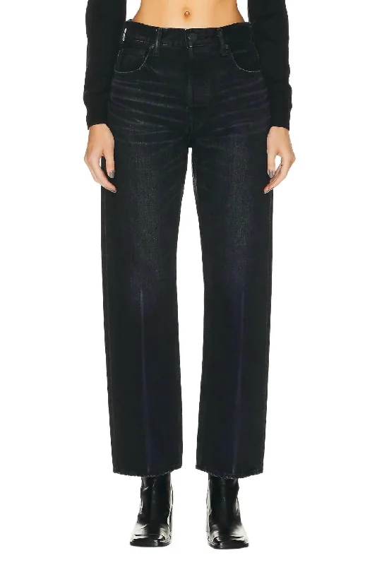 New Deals Murrieta Wide Straight Jean In Black