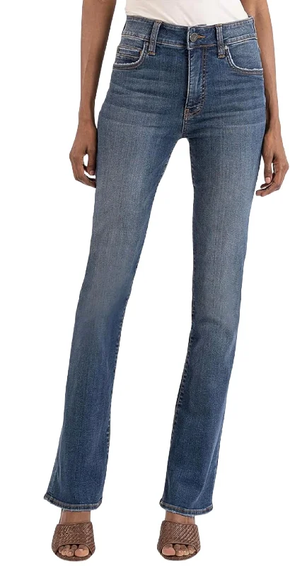 Huge Discounts Natalie High Rise Fab Ab Bootcut Jeans In Allied Wash