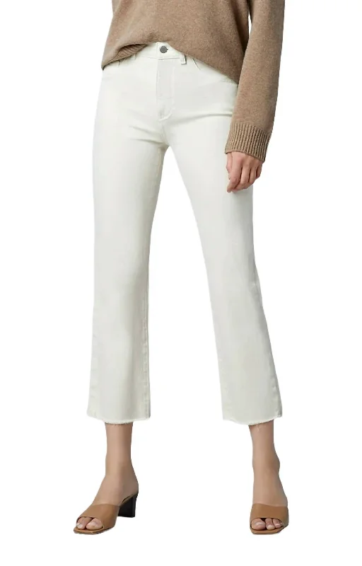 Deal Dash Patti Straight High Rise Vintage Ankle Jean In Ecru (Vintage)