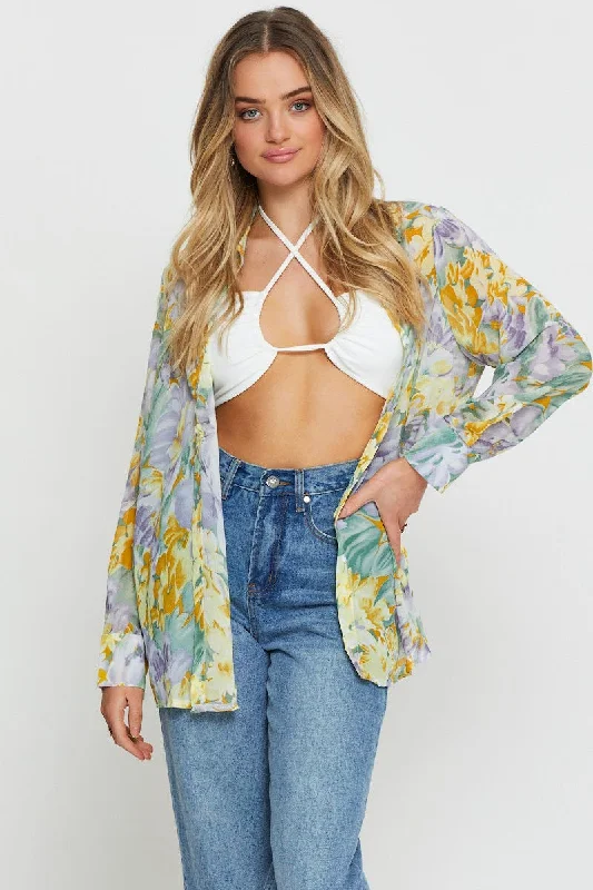 Early Bird Discount Print Oversized Shirts