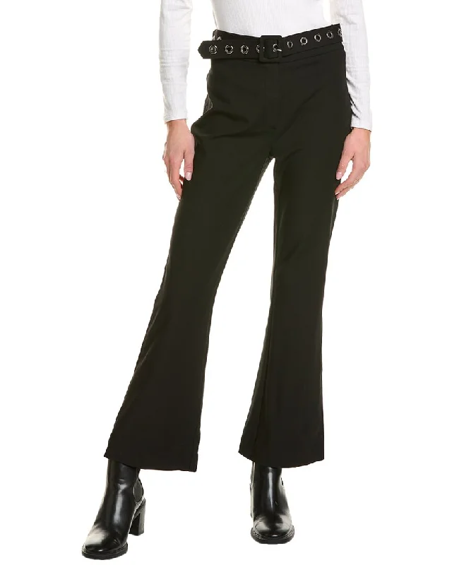 Lowest Price THEO The Label Gaia Grommet Belt Cropped Boot Pant