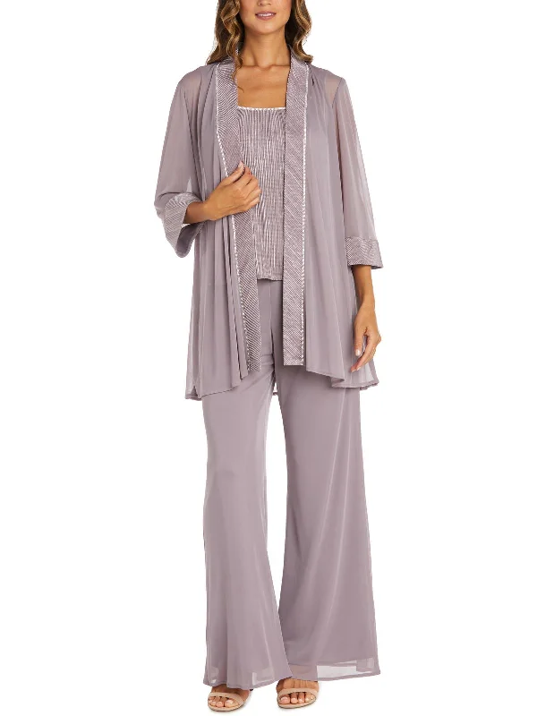 Epic Deals Womens 3PCS Pleated Pant Outfit