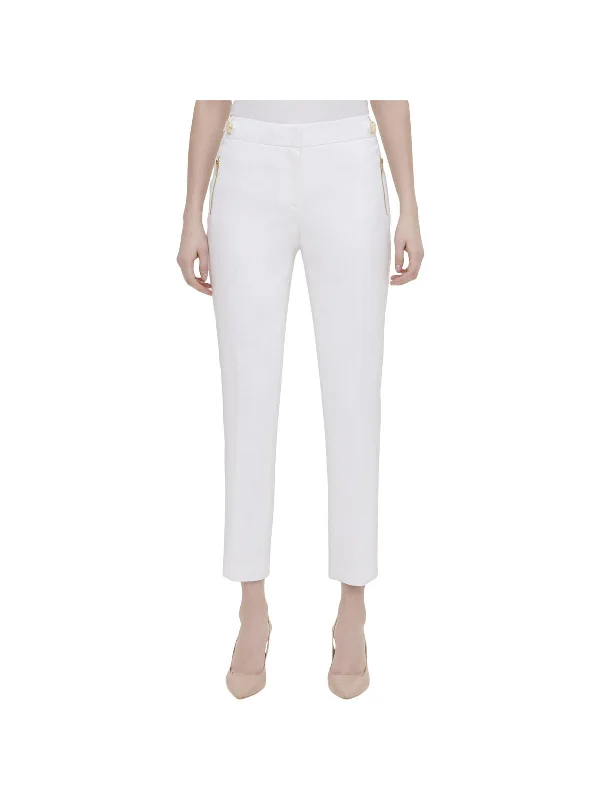 Great Deals Womens Embellished Cropped Straight Leg Pants